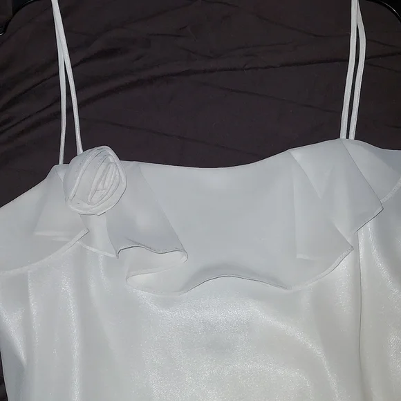 Off White/White Formal Dress (purse sold separately) - Picture 6 of 6